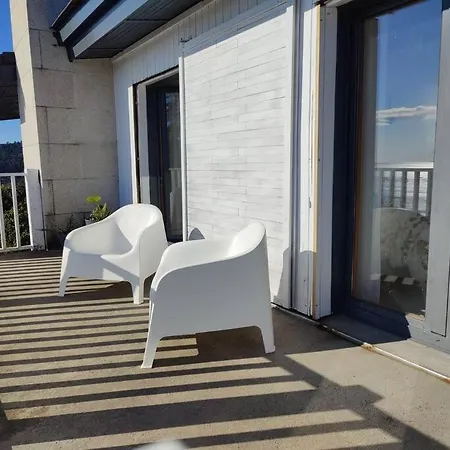 Apartamento Nuevo Con Vistas A Las Islas Cies Cangas Exterior foto
