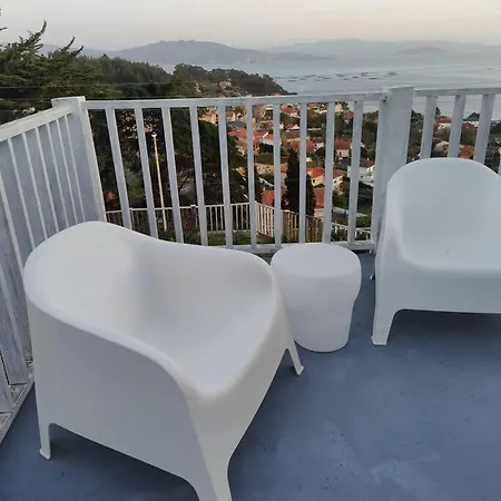 Apartamento Nuevo Con Vistas A Las Islas Cies Cangas Exterior foto